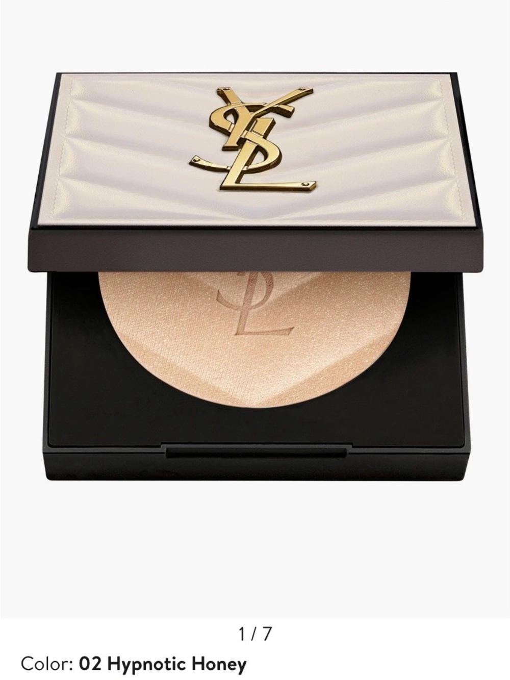 YSL All Hours Hyper Luminize Highlighting Powder. 02. Hypnotic honey